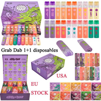 New GRAB&DAB Dual Chamber Disposable Vape 2G Empty Vapes Wholesale