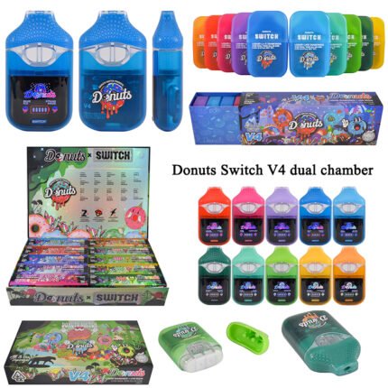 Donuts Switch V4 2G Switch Disposables 2ml Empty Vapes 20 Flavors Wholesale